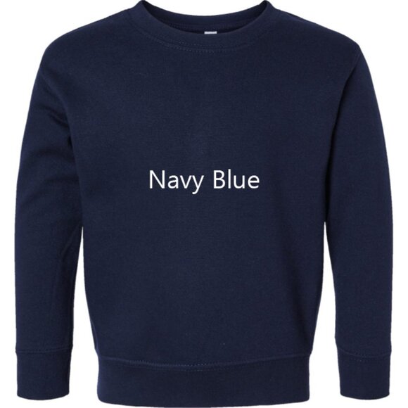 Nike Stitch TODDLER Unisex Sweatshirt Embroidered Fleece Crewneck - Picture 4 of 11